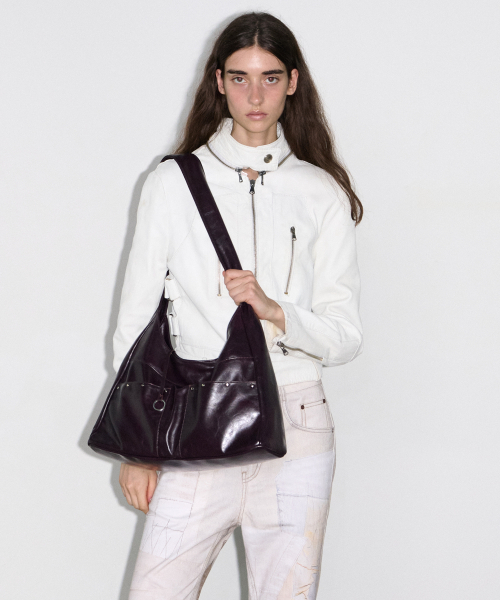 FENNEC（フェネック）の「BASH SLOUCHY BAG - PURPLE（ショルダーバッグ・レディース・その他・FREE）」の4枚目の写真