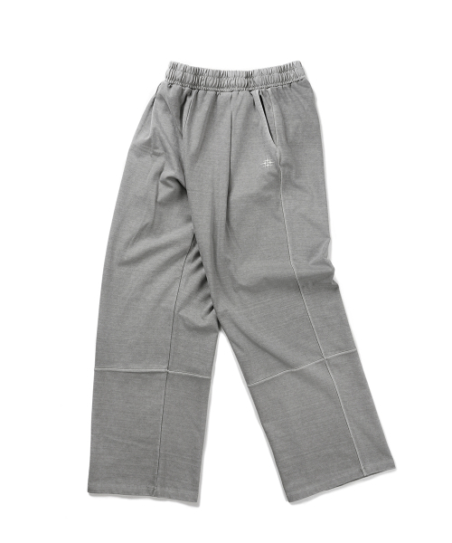 GAKKAI UNIONS(ガッカイユニオンズ)の「切り替えピグメントワイドスウェットパンツグレー(スウェットパンツ・レディース・その他・SMALL/MEDIUM/LARGE/X-LARGE)」の4枚目の写真