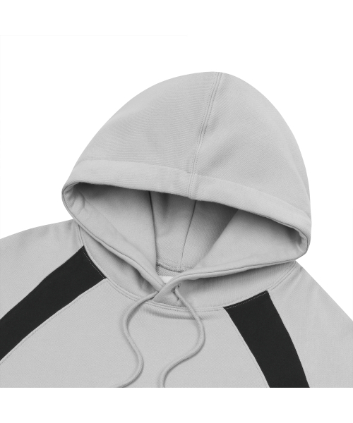 F.ILLUMINATE(フィルミネイト)の「FLM ギアロゴフードパーカー-グレー(パーカー・レディース・その他・SMALL/MEDIUM/LARGE)」の3枚目の写真
