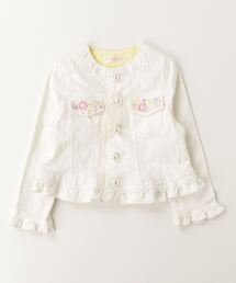 ブランド古着】mezzo piano｜メゾピアノのノーカラージャケット