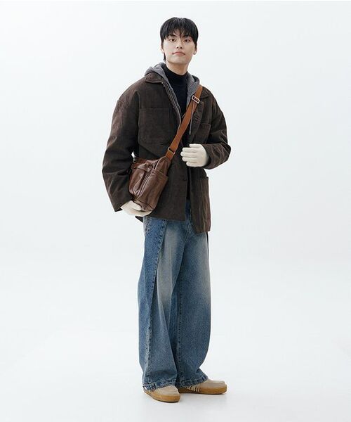 MUSINSA STANDARD（ムシンサスタンダード）の「リブニットフードパーカー [グレー]（ニット/セーター・メンズ・その他・SMALL/MEDIUM/LARGE/X-LARGE/XX-LARGE）」の8枚目の写真