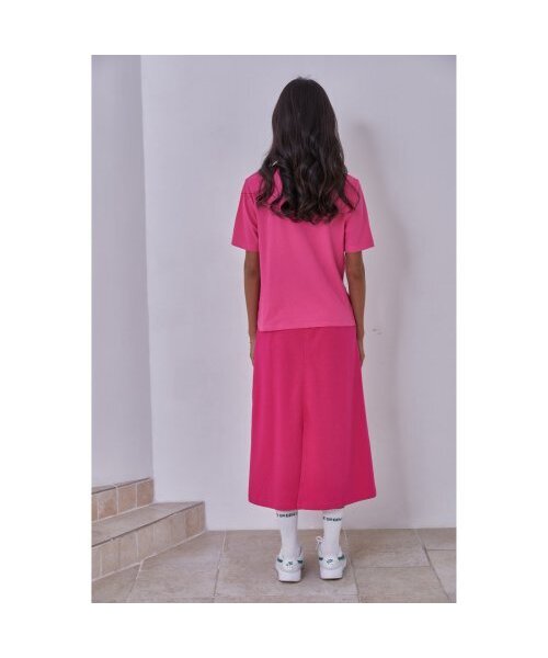 THE GREEN LAB（ザグリーンラボ）の「女性ツイストモーダル半袖Tシャツ[ピンク]（Tシャツ/カットソー・レディース・その他・FREE）」の10枚目の写真