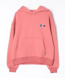 heart patch logo hoodie