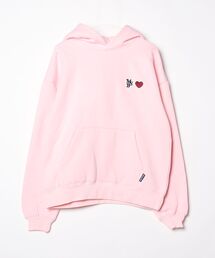 heart patch logo hoodie