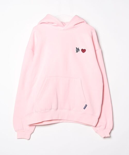 My sugar Babe（マイシュガーベイブ）の「heart patch logo hoodie（パーカー・メンズ・アイボリー/グレー/ブラック/ピンク/ブラウン/グリーン/レッド・X-LARGE/MEDIUM/LARGE）」の6枚目の写真