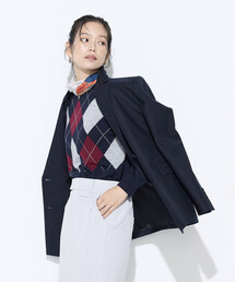 COMME CA（コムサ）の「アーガイルニット プルオーバー（ニット/セーター）」