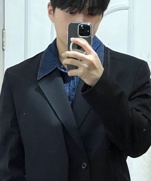 INSILENCE（インサイロンス）の「[INSILENCE x KKST]デタッチャブルウールブレザーBLACK（テーラードジャケット・メンズ・その他・MEDIUM/SMALL/LARGE）」の20枚目の写真