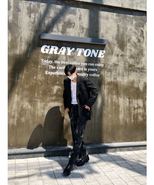 INSILENCE（インサイロンス）の「[INSILENCE x KKST]デタッチャブルウールブレザーBLACK（テーラードジャケット・メンズ・その他・MEDIUM/SMALL/LARGE）」の5枚目の写真