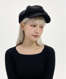 HIKA（ヒカ）の「【HIKA】フェルトキャスケット（キャスケット）」