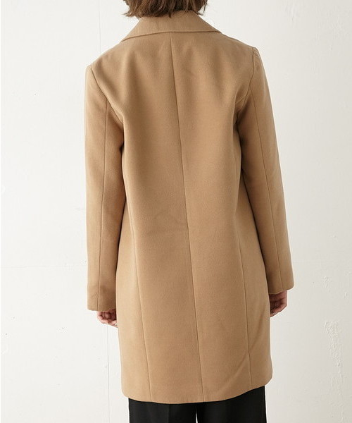 SLY（スライ）の「SINGLE テーラーCOAT（チェスターコート・レディース・ベージュ/ネイビー/ブラック/トップグレー・1/2）」の13枚目の写真