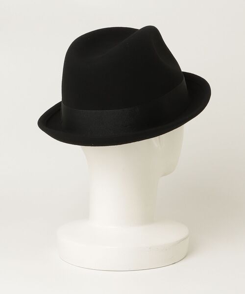 BRIXTON(ブリクストン)の「【BRIXTON】GAIN FEDORA(ハット・メンズ・ブラック・MEDIUM/LARGE)」の2枚目の写真
