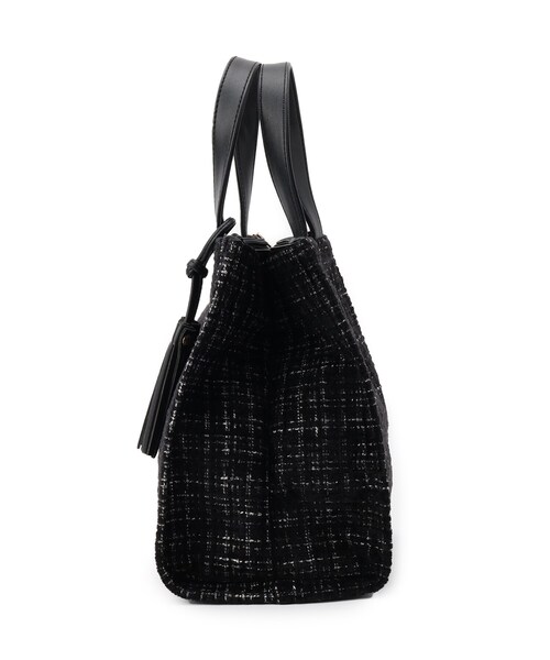 ITS'DEMO（イッツデモ）の「◆ツイードタッセルミニトート（ハンドバッグ・レディース・ベージュ/グレー/ブラック・00）」の20枚目の写真