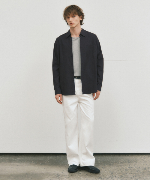WEDNESDAY OASIS(ウェンズデーオアシス)の「クラシックコットンスティッチパンツ_IVORY(W25-PT27)(その他パンツ・メンズ・アイボリー・MEDIUM/LARGE)」の3枚目の写真