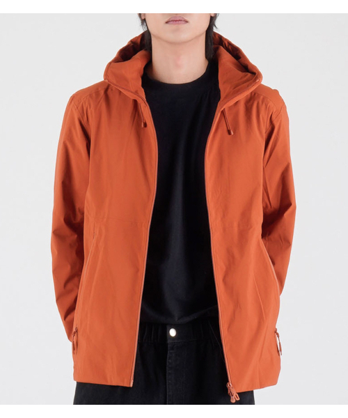BUTTON SEOUL（ボタンソウル）の「[ダックダウン90/10] フリースミックスナイロンダックダウンハイキングジャケット (オレンジ)（ダウンジャケット/コート・メンズ・その他・MEDIUM/LARGE/X-LARGE）」の8枚目の写真