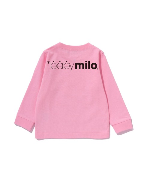 A BATHING APE（アベイシングエイプ）の「WINKING MILO FACE LS TEE（Tシャツ/カットソー・キッズ・ホワイト/グリーン/ブラック/オレンジ・80）」の8枚目の写真