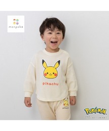 monpoke（モンポケ）の「monpoke モンポケ 長袖Ｔシャツ ワッフル ピカチュウ（Tシャツ/カットソー）」