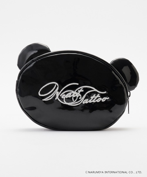 ナカムラくんコラボモノトーンエナメルポーチ【ANGEL BLUE】（ポーチ