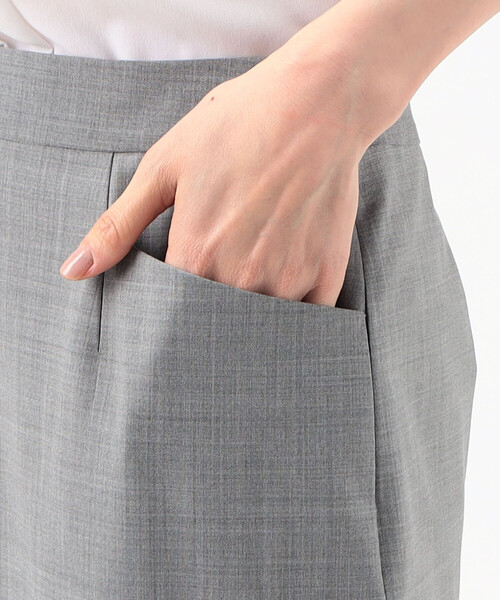 COMME CA（コムサ）の「〔 TALLサイズ 〕 【セットアップ対応】２ＷＡＹストレッチトロ スカート（スカート・レディース・ブラック/トップグレー・13号/15号）」の17枚目の写真