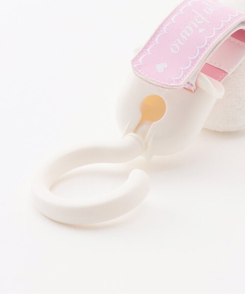 mezzo piano(メゾピアノ)の「【メゾピアノママ】ウサギマスコット付ベビーカーフック(ベビーカー/ベビーカー用品・キッズ・ライトピンク・F)」の4枚目の写真