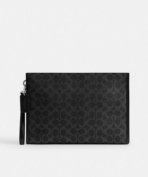 チャーター ポーチ・シグネチャー キャンバス（ポーチ）｜COACH