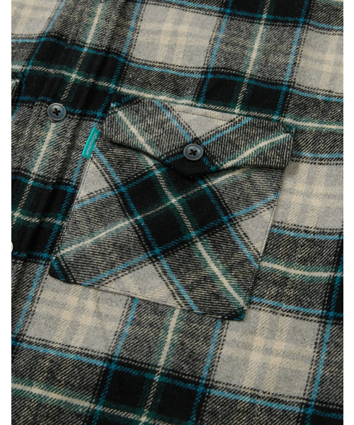 MMLG（エムエムエルジー）の「[Mmlg] PLAID FLANNEL SHIRT (BLACK)（シャツ/ブラウス・レディース・その他・LARGE/X-LARGE/SMALL/MEDIUM）」の4枚目の写真