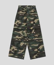 SLOW RECORD HOUSE（スローレコードハウス）の「ダブルピンタックコットンパンツ_カモ（ヴィンテージグリーン）（その他パンツ）」