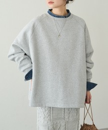 PUAL CE CIN | 裏起毛ポンチョスウェットプルオーバー(スウェット)