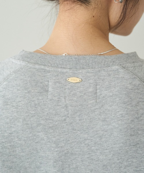 PUAL CE CIN（ピュアルセシン）の「裏起毛ポンチョスウェットプルオーバー（スウェット・レディース・ブラウン/グレー・FREE）」の15枚目の写真