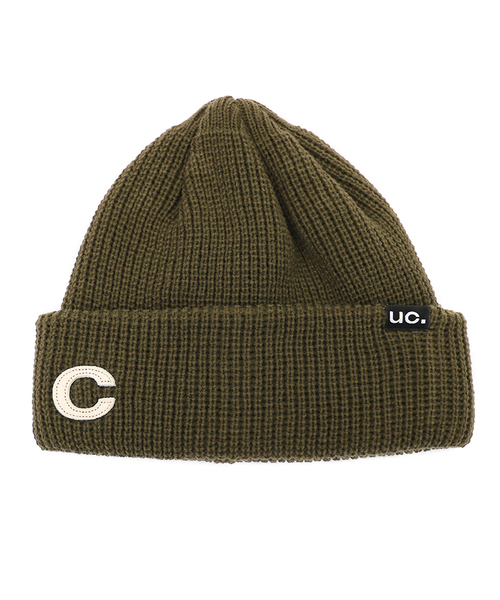 UNDERCONTROL(アンダーコントロール)の「ショートビーニー BEANIE / マリンフィット / ダブルタブ / Dカーキ(ニットキャップ/ビーニー・メンズ・その他・FREE)」の1枚目の写真