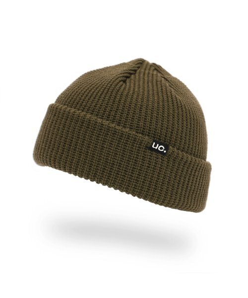 UNDERCONTROL(アンダーコントロール)の「ショートビーニー BEANIE / マリンフィット / ダブルタブ / Dカーキ(ニットキャップ/ビーニー・メンズ・その他・FREE)」の3枚目の写真