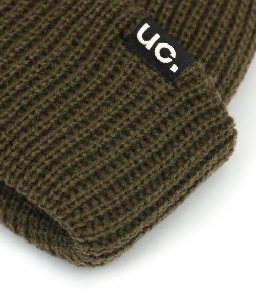 UNDERCONTROL(アンダーコントロール)の「ショートビーニー BEANIE / マリンフィット / ダブルタブ / Dカーキ(ニットキャップ/ビーニー・メンズ・その他・FREE)」の4枚目の写真