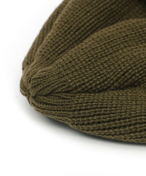 UNDERCONTROL(アンダーコントロール)の「ショートビーニー BEANIE / マリンフィット / ダブルタブ / Dカーキ(ニットキャップ/ビーニー・メンズ・その他・FREE)」の6枚目の写真