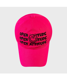 OPEN ATTITUDE（オープンアティチュード）の「スマイルボールキャップ-ホットピンク（キャップ）」