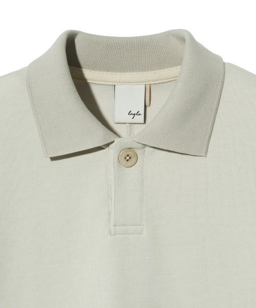 Diamond Layla(ダイアモンドレイラ)の「LAMOUR Matte Printing PK Sweatshirt T86 Antique Sand(ポロシャツ・レディース・その他・LARGE/MEDIUM)」の4枚目の写真