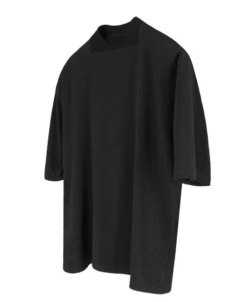 DGNAK(ディグナク)の「スクエアクルーネックTシャツ(ブラック) PF1TS0505(Tシャツ/カットソー・メンズ・ブラック・MEDIUM/LARGE)」の1枚目の写真