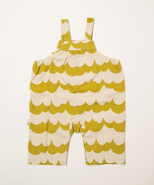 MAKE YOUR DAY（メイクユアデイ）の「なみなみ柄ベビーオール（その他ベビーウェア・キッズ・ブラック/イエロー・70/80）」の5枚目の写真