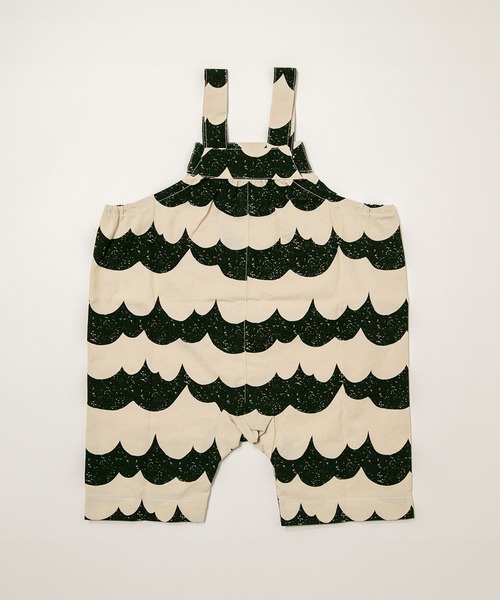 MAKE YOUR DAY（メイクユアデイ）の「なみなみ柄ベビーオール（その他ベビーウェア・キッズ・ブラック/イエロー・70/80）」の4枚目の写真