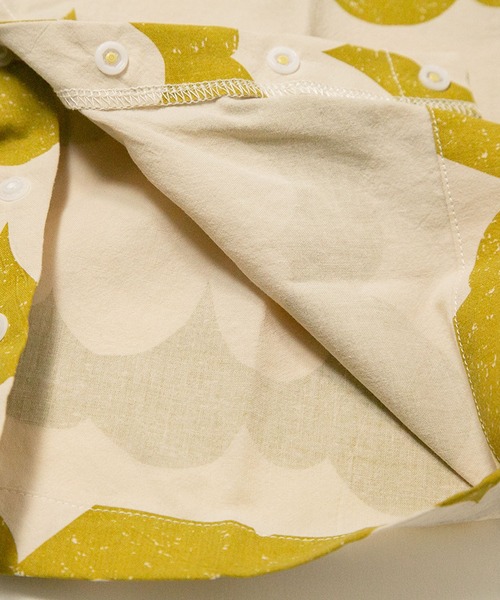 MAKE YOUR DAY（メイクユアデイ）の「なみなみ柄ベビーオール（その他ベビーウェア・キッズ・ブラック/イエロー・70/80）」の14枚目の写真