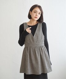 ガンクラブチェックチュニック