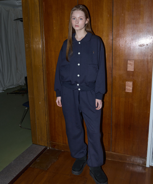 ANOETIC（アノエティック）の「ANC SWEAT JOGGER PANTS_NAVY（スウェットパンツ・レディース・ネイビー・FREE）」の2枚目の写真