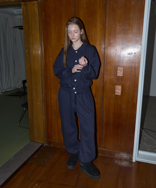ANOETIC（アノエティック）の「ANC SWEAT JOGGER PANTS_NAVY（スウェットパンツ・レディース・ネイビー・FREE）」の3枚目の写真