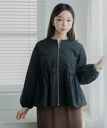 Petitjo（プッチージョ）の「小さいサイズ　ヘムフレアノーカラージャケット　低身長さん・小柄女性（その他アウター）」