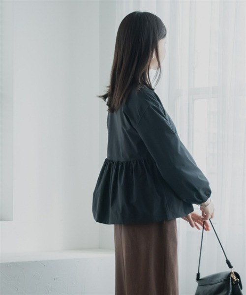 Petitjo（プッチージョ）の「小さいサイズ　ヘムフレアノーカラージャケット　低身長さん・小柄女性（その他アウター・レディース・ブラック/ベージュ・PS/PSS/PL/PM）」の15枚目の写真