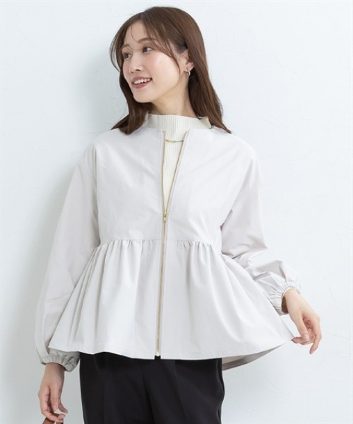 Petitjo（プッチージョ）の「小さいサイズ　ヘムフレアノーカラージャケット　低身長さん・小柄女性（その他アウター・レディース・ブラック/ベージュ・PS/PSS/PL/PM）」の19枚目の写真