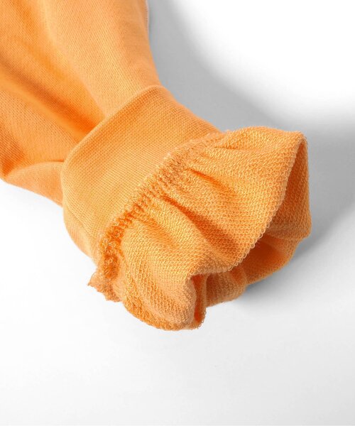 apres les cours(アプレレクール)の「【WEB限定】刺繍カレッジロゴ メロウトレーナー(スウェット・キッズ・ライトグレー/ピンク/オフホワイト/オレンジ・100/90/80/140/130/120/110)」の14枚目の写真