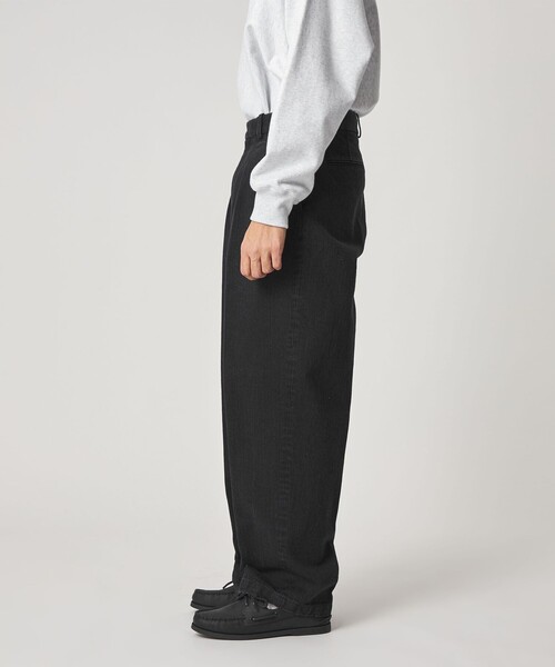 Steven Alan(スティーブンアラン)の「<Steven Alan> ヘリンボーン イン ツープリーツ ドレス トラウザーズⅡ(スラックス・メンズ・ブラック・S/M/L/XL)」の9枚目の写真