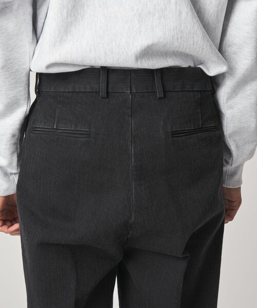 Steven Alan(スティーブンアラン)の「<Steven Alan> ヘリンボーン イン ツープリーツ ドレス トラウザーズⅡ(スラックス・メンズ・ブラック・S/M/L/XL)」の12枚目の写真