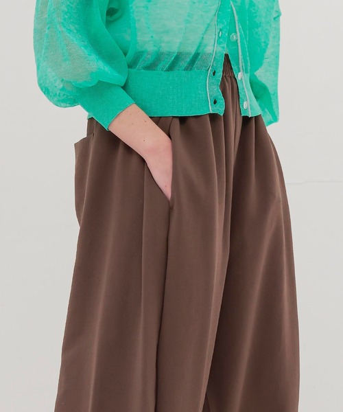 DRESSLAVE（ドレスレイブ）の「tuck bubble pants(タックバブルパンツ)（その他パンツ・レディース・ブラック/ブラウン・36/38）」の7枚目の写真