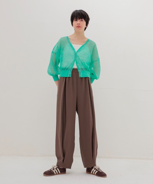 DRESSLAVE（ドレスレイブ）の「tuck bubble pants(タックバブルパンツ)（その他パンツ・レディース・ブラック/ブラウン・36/38）」の10枚目の写真