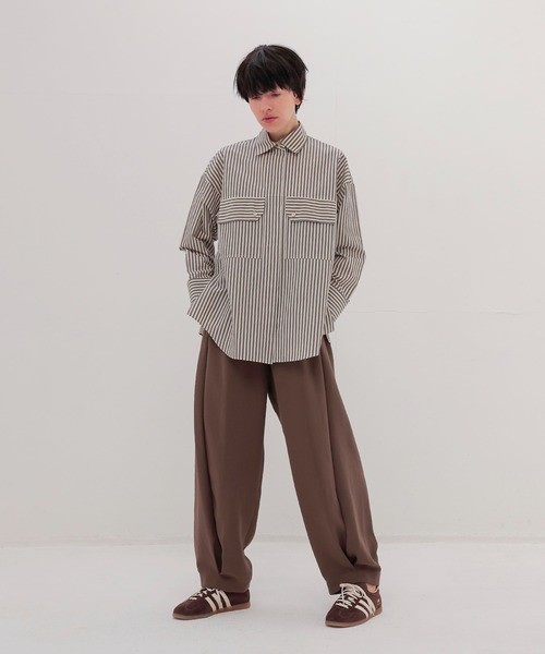DRESSLAVE（ドレスレイブ）の「tuck bubble pants(タックバブルパンツ)（その他パンツ・レディース・ブラック/ブラウン・36/38）」の13枚目の写真